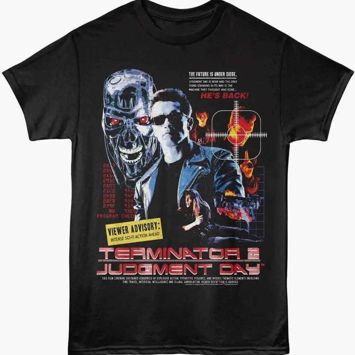 Terminator Famous T-Shirt, Movie Graphic Tee, Vintage Cotton Unisex Shirt, Casual Streetwear for Fans, Collectors, and Movie Lovers