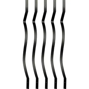 VEVOR Deck Balusters, 61 Pack Metal Deck Spindles, 29.5\"x1\" Staircase Baluster with Screws, Aluminum Alloy Deck Railing for Wood and Composite Deck, Stylish Baluster for Outdoor Stair Deck Porch