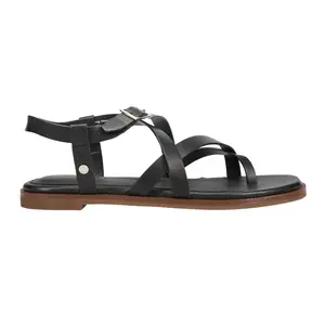 Cole Haan Womens Wilma Strappy Flat Casual Sandals Casual - Black