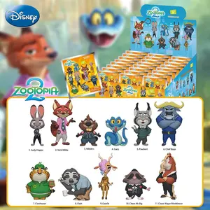 1PC Disney Zootopia 3D Keychain Blind Bag Officially Licensed Mystery Anime Figure Keyring PVC Blind Box Backpack Charm Perfect for Collectors