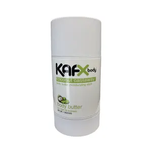 KAFX Body Coconut Natural Body Butter 56g Alcohol-Free Coffee Infused Unisex Moisturizer 2.0 oz for Soft Skin Hydrating & Natural Ingredients