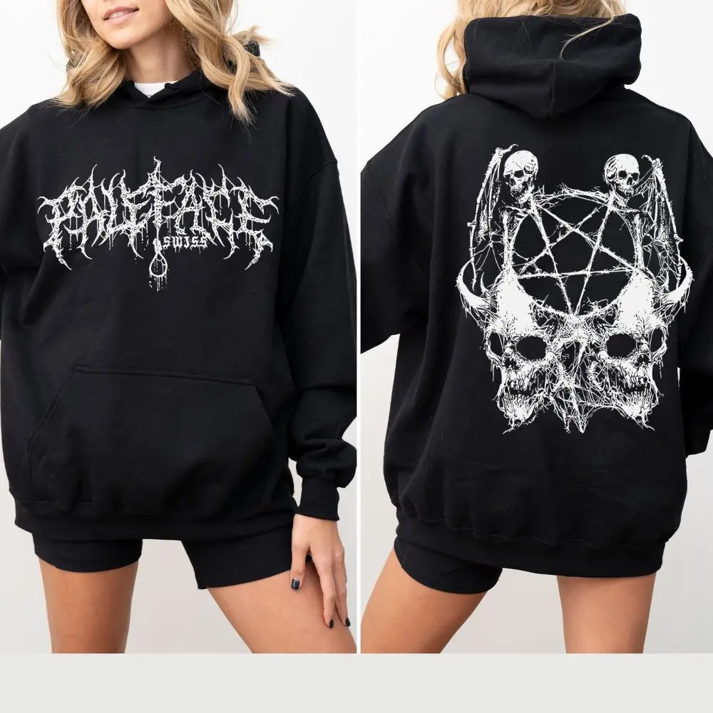 Paleface Swiss Pentagram Hoodie, Paleface Swiss Band Hooded, Paleface Swiss T-shirt Hoodie, Pentagram Shirt, The Wilted Tour 2026 Shirt