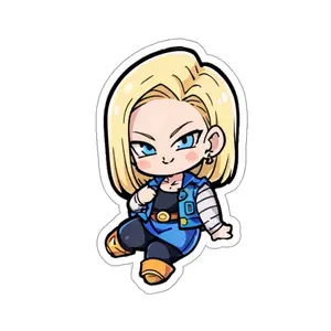 Cutie Kawaii Android 18 Chibi Sticker