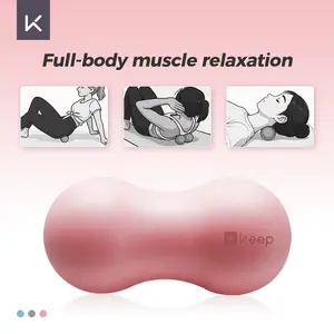 KEEP Peanut Massage Ball, Double Lacrosse Ball Massage Ball Therapy, Trigger Point Deep Tissue Exercise, Back Muscle Foam Roller for Myofascial Release, Body Care gym accessories