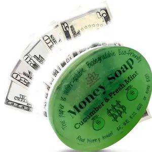 Cucumber & Mint Scented Soap Bar – Refreshing Bath & Body Cleansing Bar, 1 Count