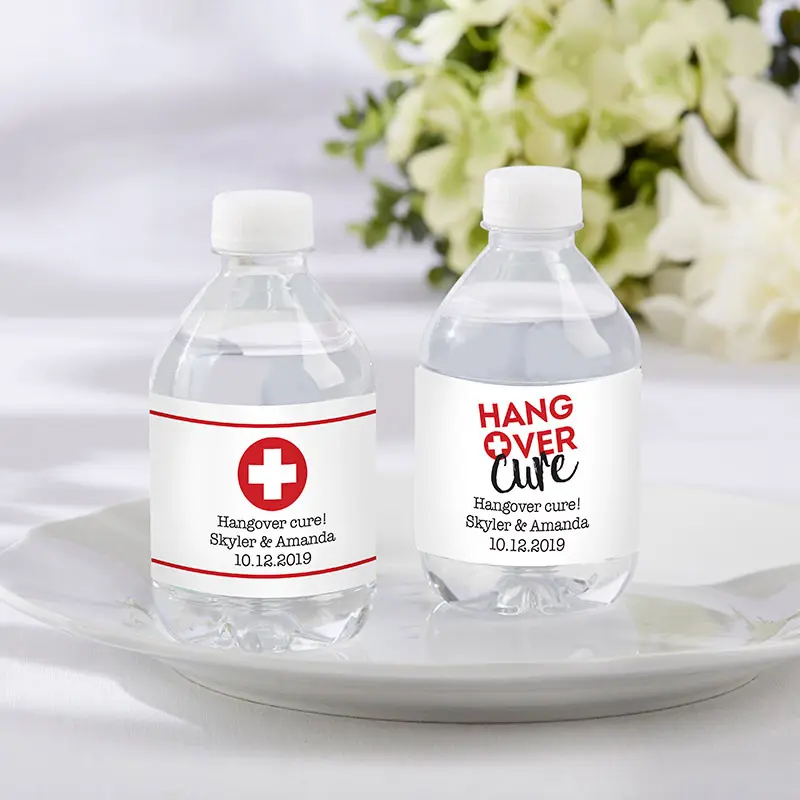 Kate Aspen 31957NA Personalized Water Bottle Labels - Hangover