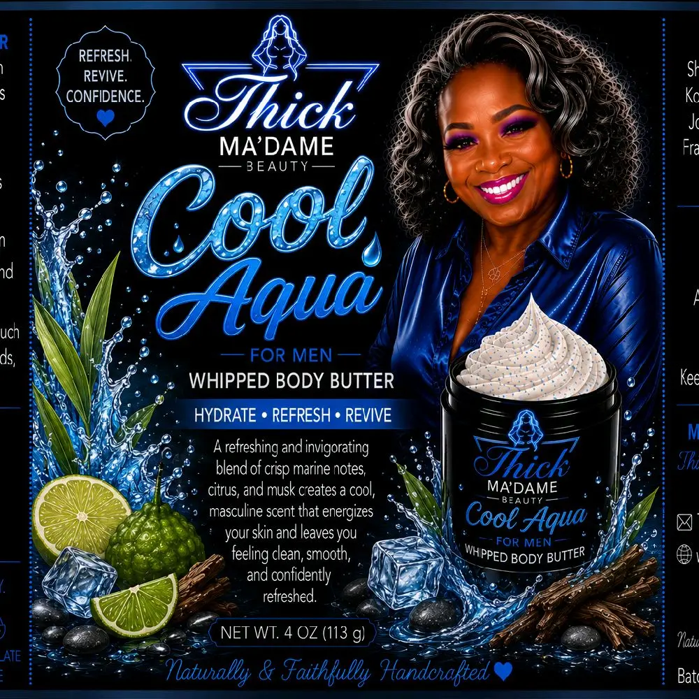Cool Aqua Whipped Body Butter (Men)