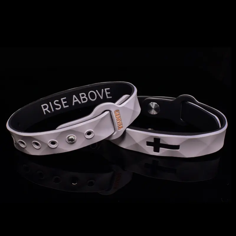 Gemvius Rise Above Faith Bracelet - Size Adjustable