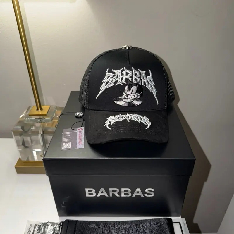 BARBAS RÉCORDS solo gorra y certificado y llavero
