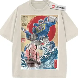 Soundwave Shirt, Transformers Shirt, Movie Shirt, Vintage T-Shirt, Graphic Anime T-Shirt, For Otaku & Anime Fans, Fashion Cotton, Unisex T-Shirt O