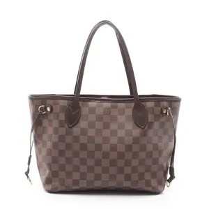 Pre-owned Louis Vuitton Canvas Tote Bags Neverfull PM Damier Tote Bag