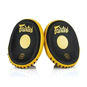 Fairtex FMV15 Curved Muay Thai Boxing Focus Punch Mitts