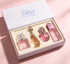 Shiliya Women Mini Perfume Gift Set 4×25ml, Designer Dupe Floral Fruity Eau de Toilette, Long Lasting Feminine Fragrance Sampler Kit, Portable Travel Size Perfume, Birthday Valentine Mother’s Day Gift for Her