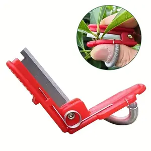 Alloy Steel Thumb Cutter for Bonsai, Classic Garden Pruning Shear, Multi-Functional Hand Tool, Tea Picking, Leaf Trimming, Bud Pinching