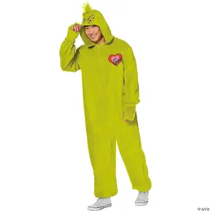 SEUSS GRINCH JUMPSUIT ADULT L