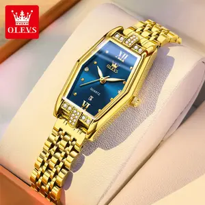OLEVS brand women's watch flagship genuine fashion luxurious elegant watch waterproof luminous quartz watch 3699