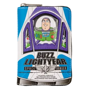 Toy Story 30th Anniversary Buzz Lightyear Glow Zip Around Wallet