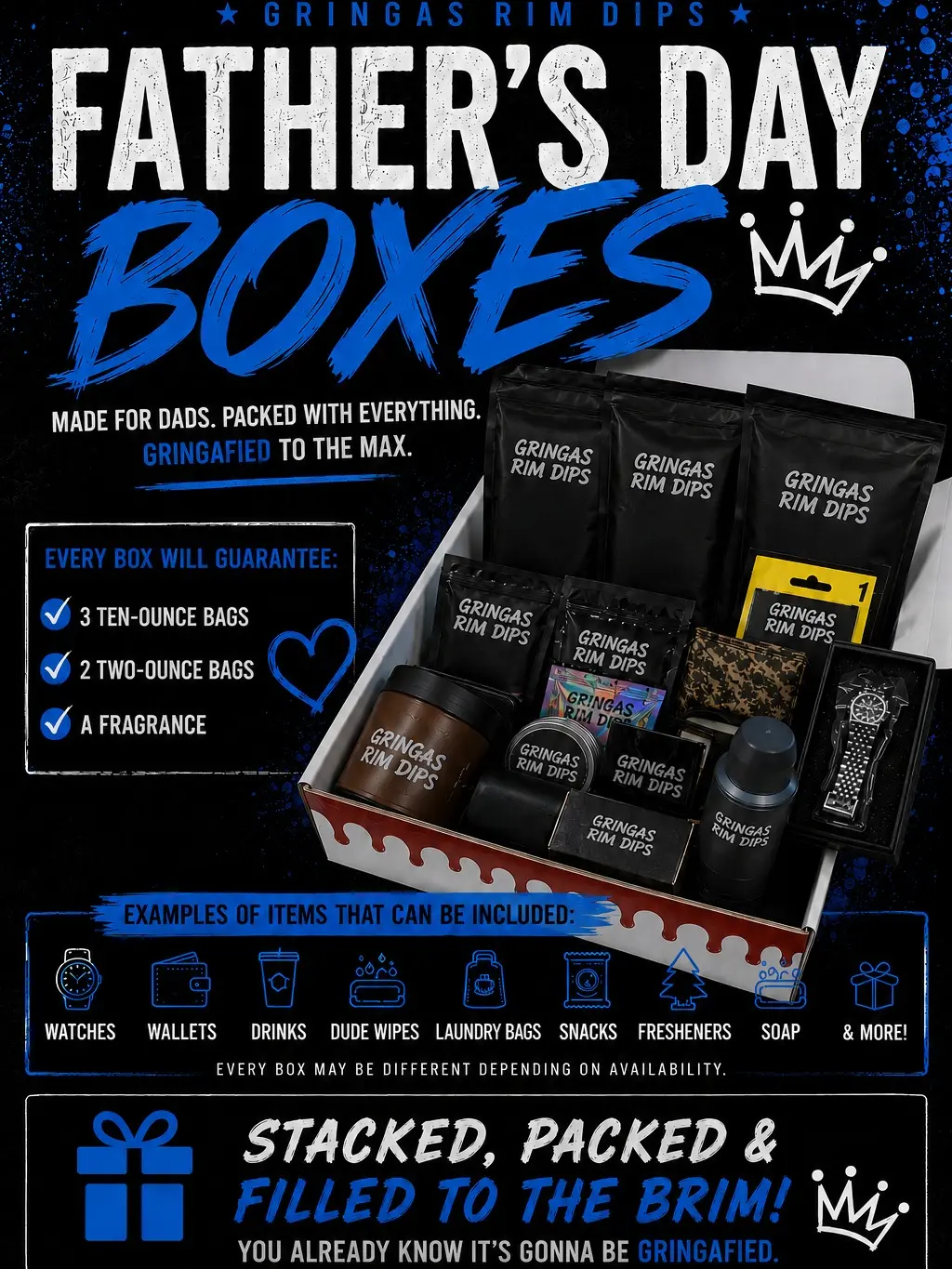 Fathers BUNDLE — STACKED & PACKED MENS Gift