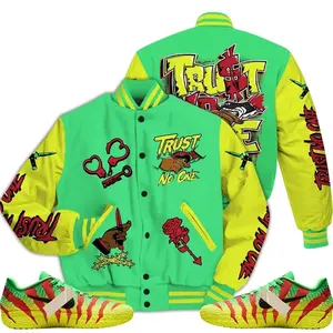Ja 3 Jurassic Park Explorer Outfit Varsity Jacket, Trust No One Snake Unisex T-Shirts To Match Sneakers Streetwear