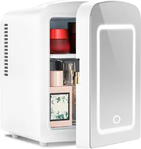 Antarctic Star Makeup Compact Refrigerator With LED Mirror Portable Small Cooler