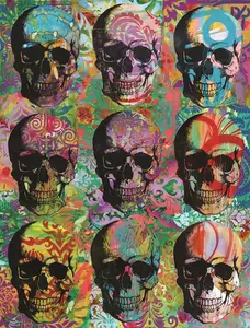 Dean Russo Skull Mosaic Journal