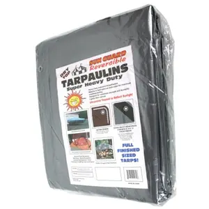 Foremost Tarp 30ft. X 60ft. Silver & Brown Super Heavy Duty Polyethylene Tarp
