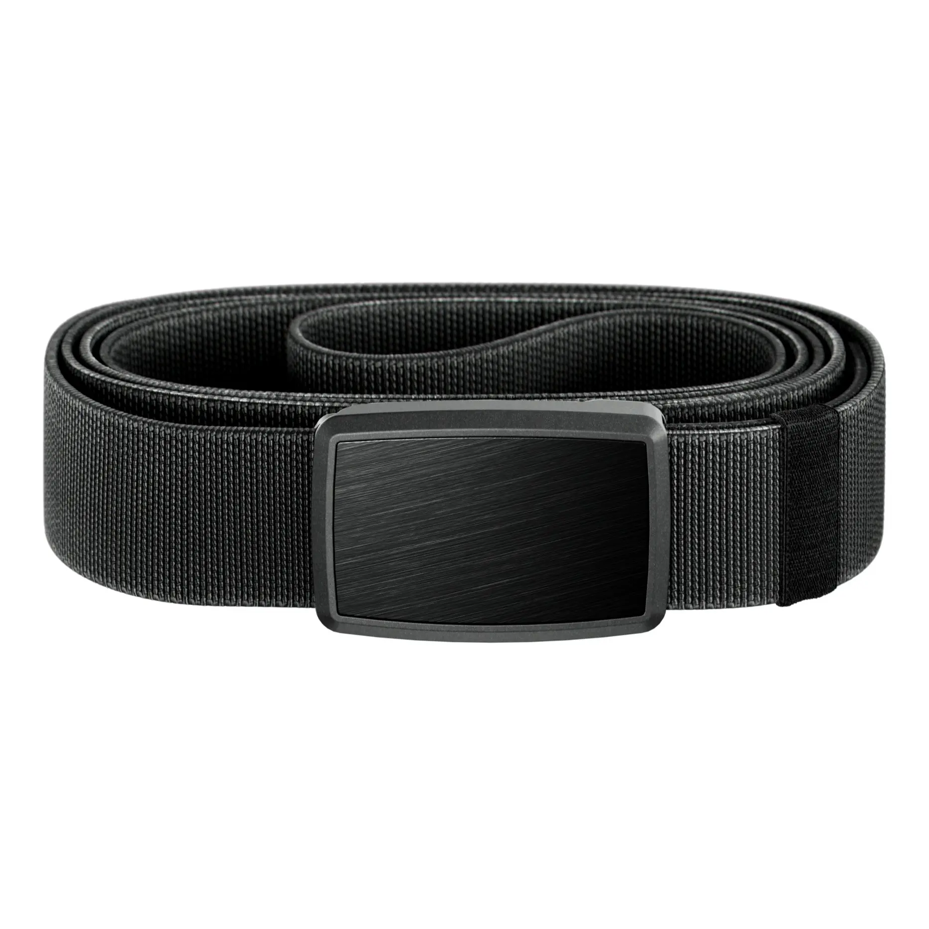 Groove Belt Low Profile – Golf Belt for Men & Women, Low Bulk Stretch Fit, Magnetic Buckle – Black / Midnight