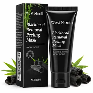 Blackhead Removal Peeling Mask Floating Face Mask Bamboo Charcoal Deep Pore Cleansing for Face & Nose 60ml Gentle Exfoliation Flawless Clear Comfort Facial Daily Skin Repair mothersdaygift Summer Vibes