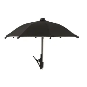 1 Pc Clip-On Phone Sunshade Umbrella – Mini Lightweight Portable Compact anti-glare UV protection umbrella for smartphones. Perfect for beach, outdoor filming, car mounts and live streaming, helps reduce glare and light reflection.