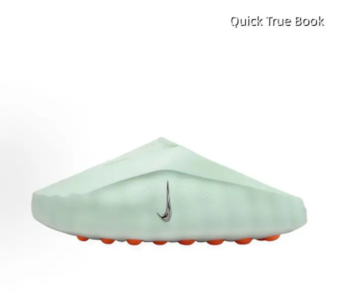 Pastel Mint Green Quick Dry Stretch Mesh Slip On Recovery Slides Airy Perforated Mesh Upper Orange Dot Massage Cushion Rugged Shock Absorbing Orange Traction Base For College Dorm Shower Trips & Post Sports Training Foot Relief