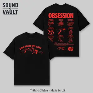 Obsession Movie Shirt, One Wish Willow Two Sided Graphic Tee, Dark Aesthetic Grunge T-Shirt, Horror Film Merch, Vintage 90s Gothic Top, Punk Y2K Graphic Tee, Heavyweight Cotton Streetwear, Gift for Movie Fans Men Women