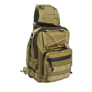 EDC Tactical Sling Bag with Spacious Compartments and MOLLE System