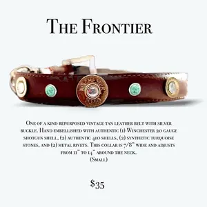 “The Frontier” Custom Dog Collar