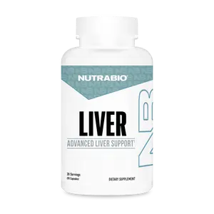 NutraBio Liver Support Supplement | Detox, Digestion, Antioxidants | Liver Detoxification, Boost Liver Health | Men & Women | 30 Servings