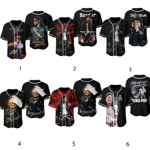 Michael Jackson Baseball Jersey King of Pop MJ Fan Shirt More Styles Shirts
