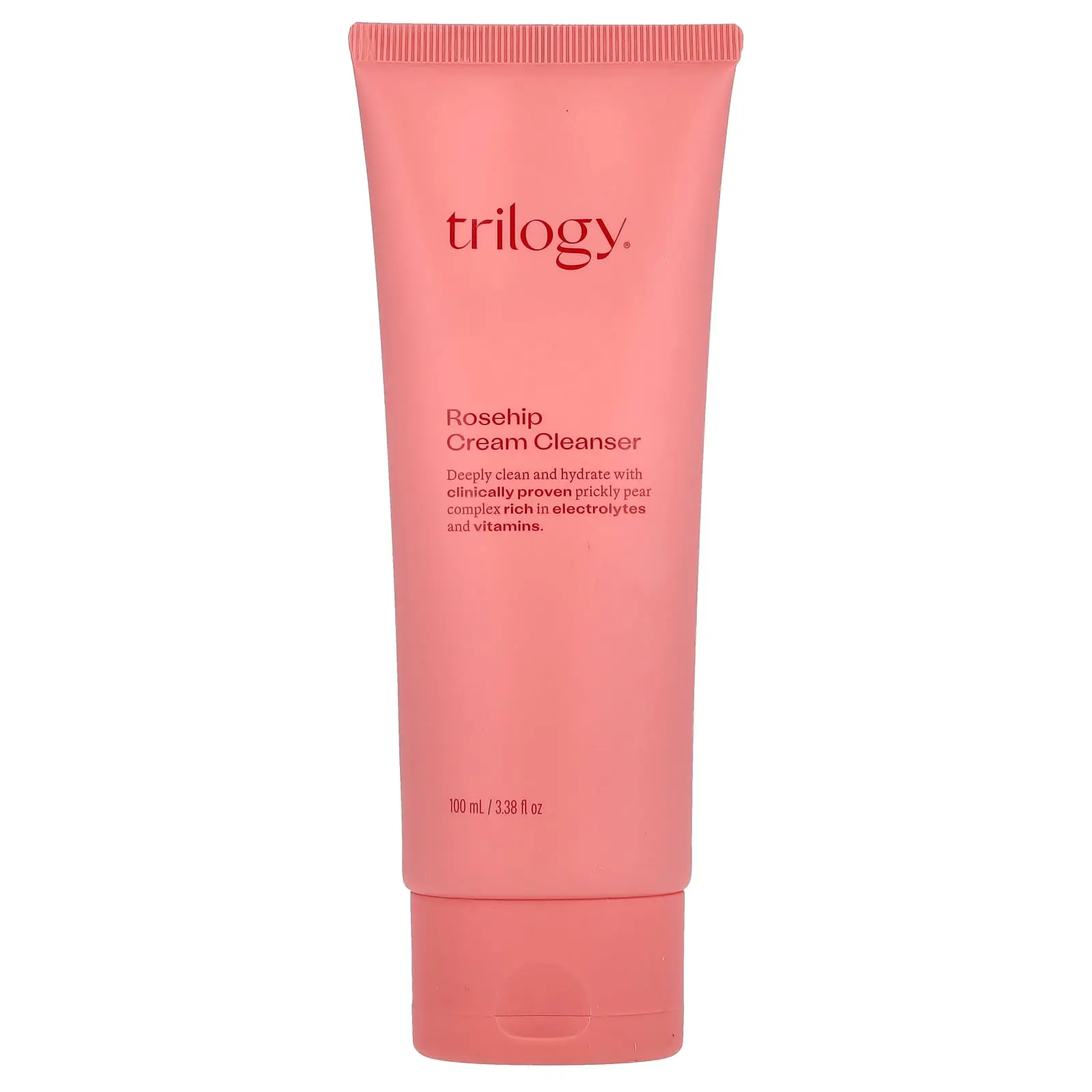 Trilogy Rosehip Cream Cleanser, For All Skin Types, 3.38 fl oz (100 ml)