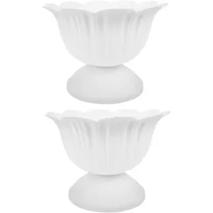 2Pcs Flowerpots European Style Pot for Wedding Style Vases Planters