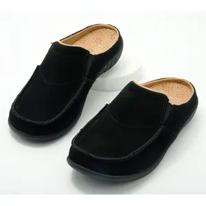 Revitalign Orthotic Memory Foam Suede Mules - Siesta Burst