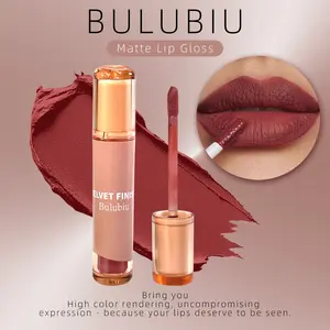 6-color lip glaze stick, long-wearing liquid matte lipstick, non-staining lipstick — glides on as smoothly as a gloss, sets to a matte finish, with multiple colors available.