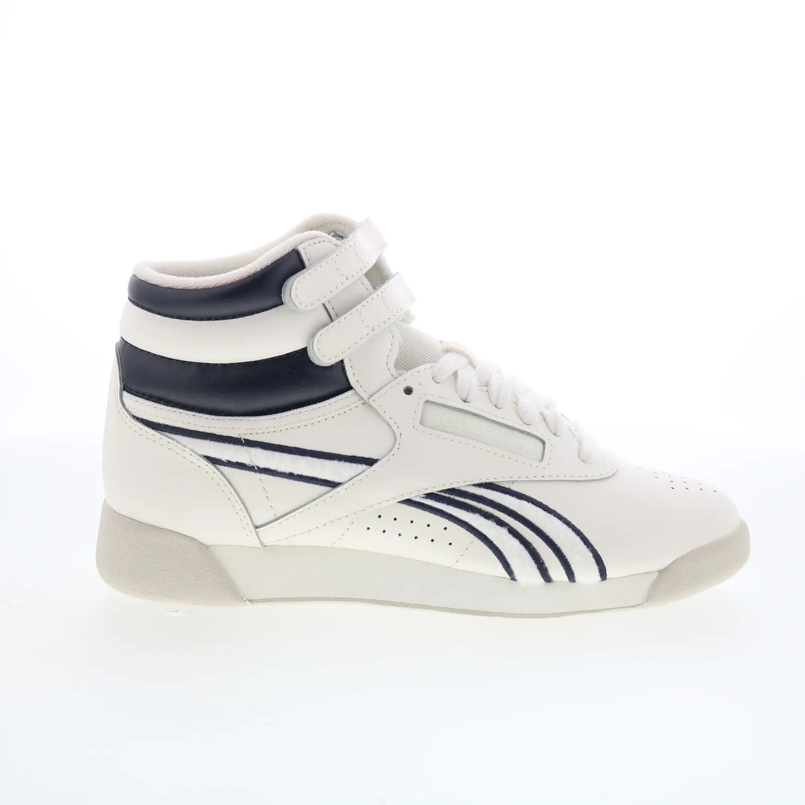 Reebok X SI Freestyle HI Womens White Leather Lifestyle Sneakers Shoes