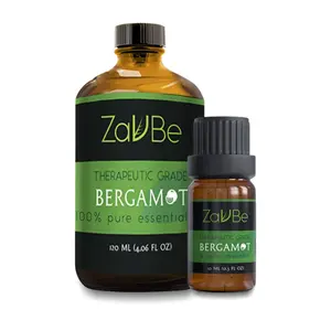 ZAVBE Bergamot Essential Oil (Citrus berginea) 100% Pure, Natural, Therapeutic Grade