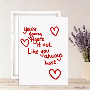 Wooden frame wall decorations offer solutions for various needs, including cute and positive quotes, self-love canvas posters, heart design, mental health themes, and happiness. Suitable for living rooms, bedrooms, and offices.