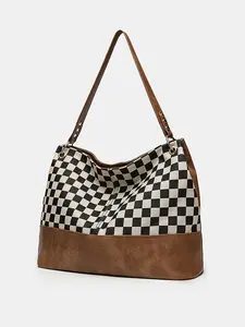 Tote Bag Crossbody Purses for Women Shoulder Handbag PU Leather Top Handle Satchel Bags Casual Trendy Bag