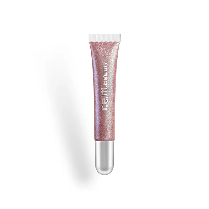 r.e.m. beauty Plumping Lip Gloss in fembot - triple-plump actives for instantly fuller lips and nourishing hydration