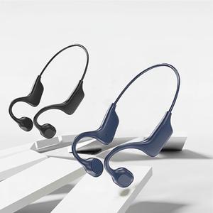 wireless bone conduction earphone, ipx5 waterproof design bluetooth-compatible earphone, lightweight & comfortable earbuds for running & fitness