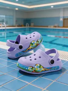 Summer Hole Shoes, Toddler Size, Cute Cartoon Design, Breathable Lightweight, Suitable for Outdoor Sports and Daily Wear