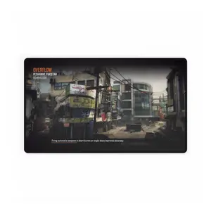 Call of Duty themed deskmats map - "OVERFLOW" - Stylish Work Surface for Gamers & Professionals