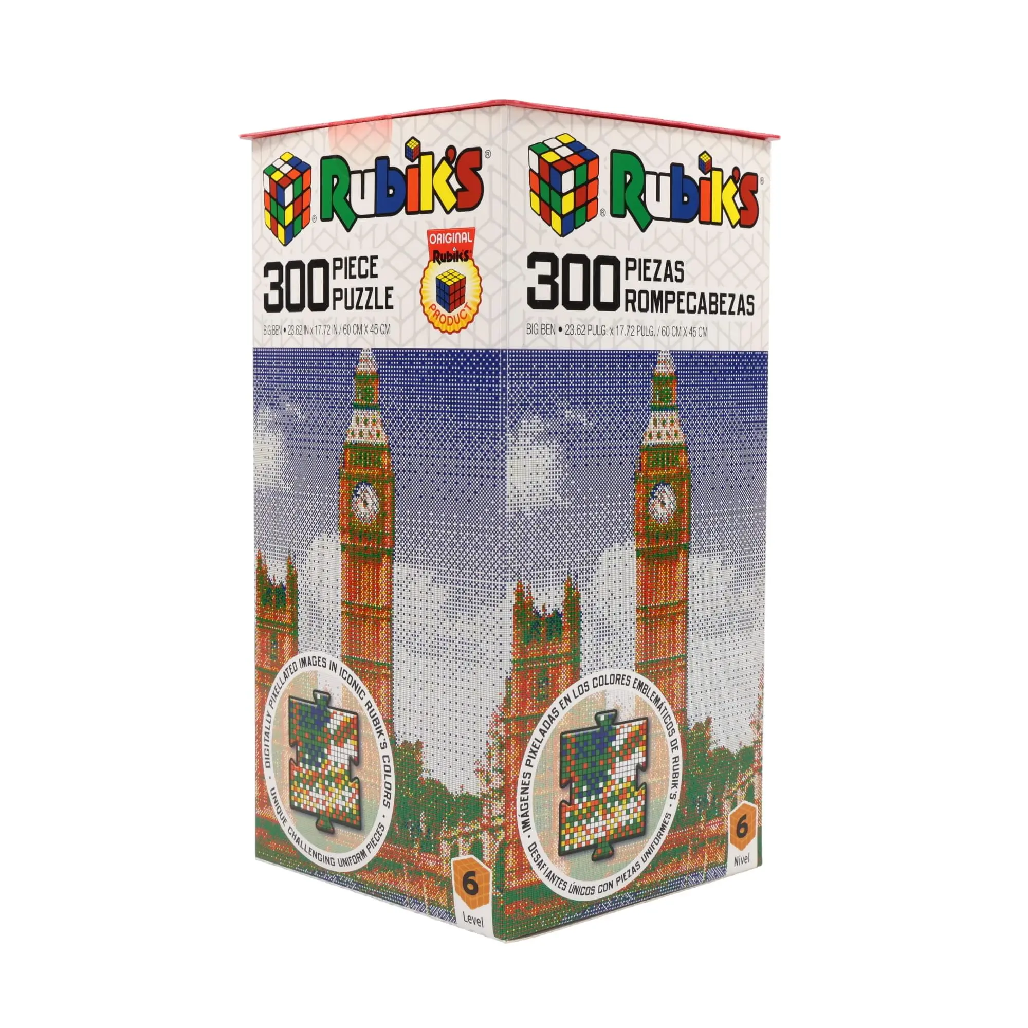 Rubiks 300-Piece Jigsaw Puzzle Game, Big Ben Themed Puzzle for Toys & Hobbies Enthusiasts, Creative Puzzle