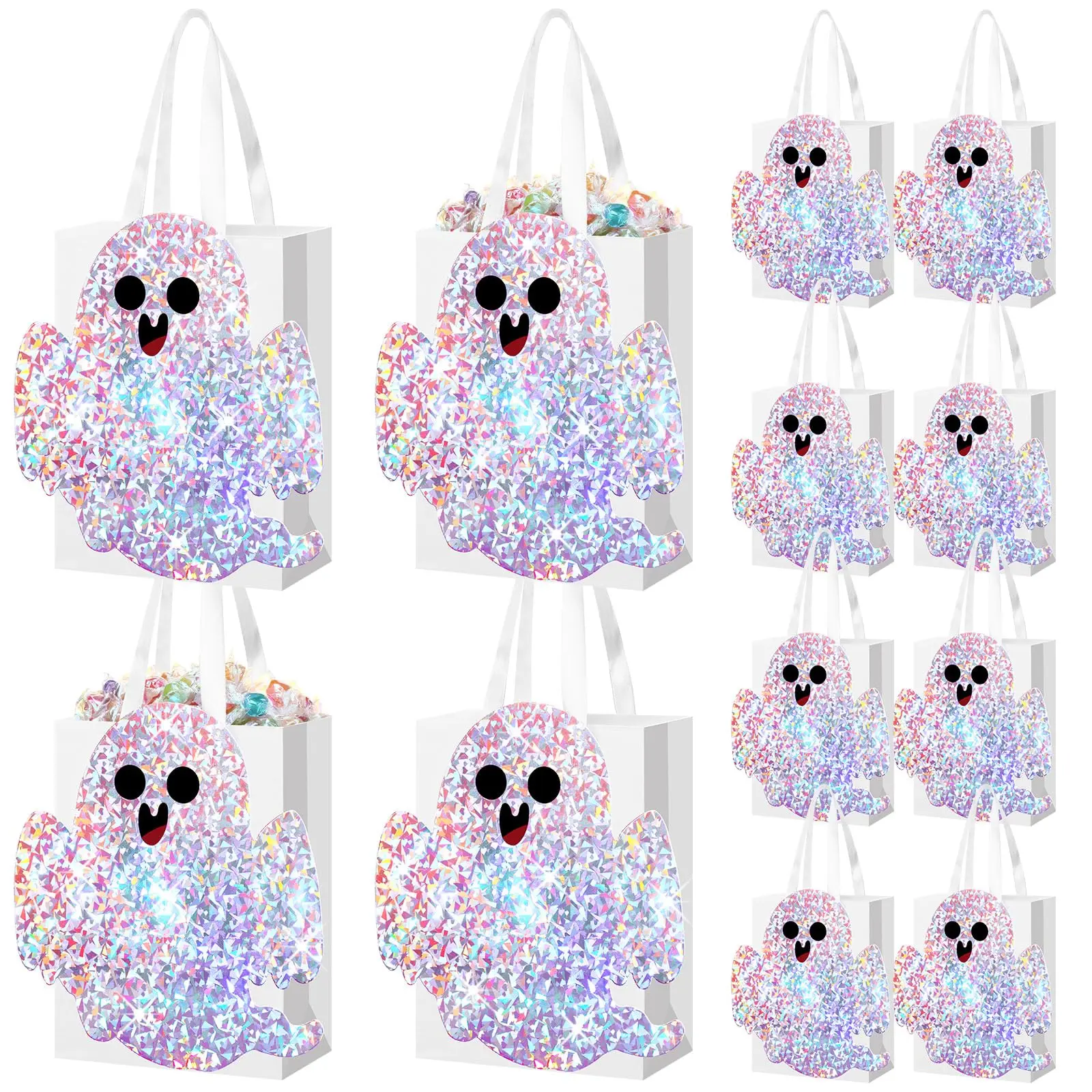 16pcs-Shiny Paper Bags
