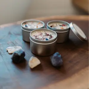Soy Candle using Non-Toxic ingredients. Made in the USA